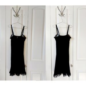Black Chemise Nightgown size Small Victoria‎ Secret Y2k Sexy Little Things